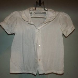 little girls button down top